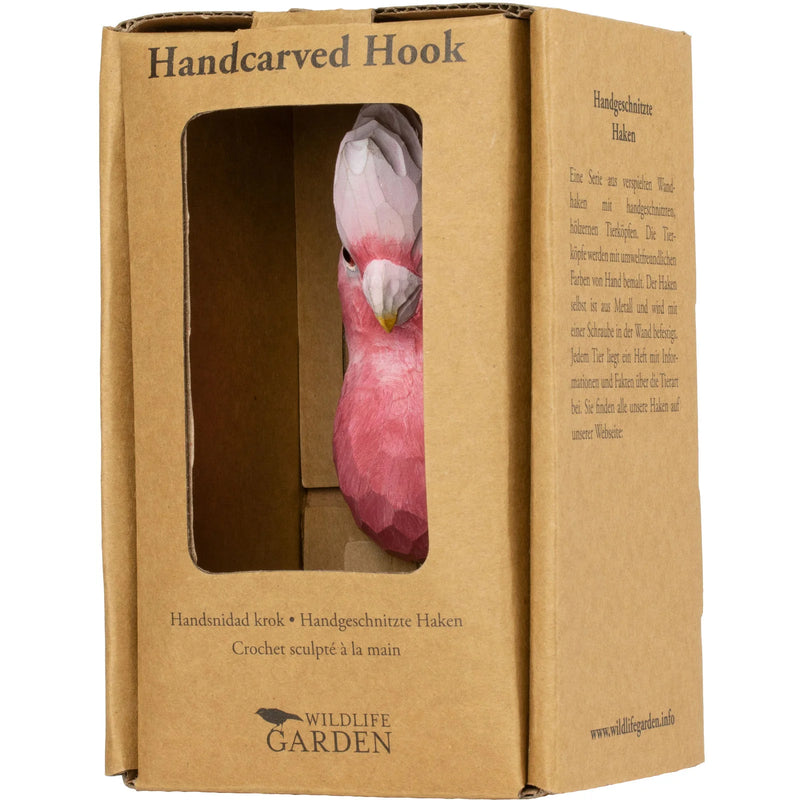 Hand Carved Galah Hook