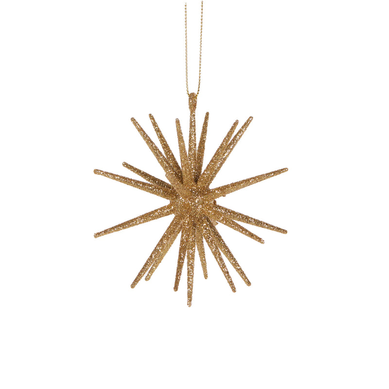 Gold Glitter Orbit Hanging | 10cm