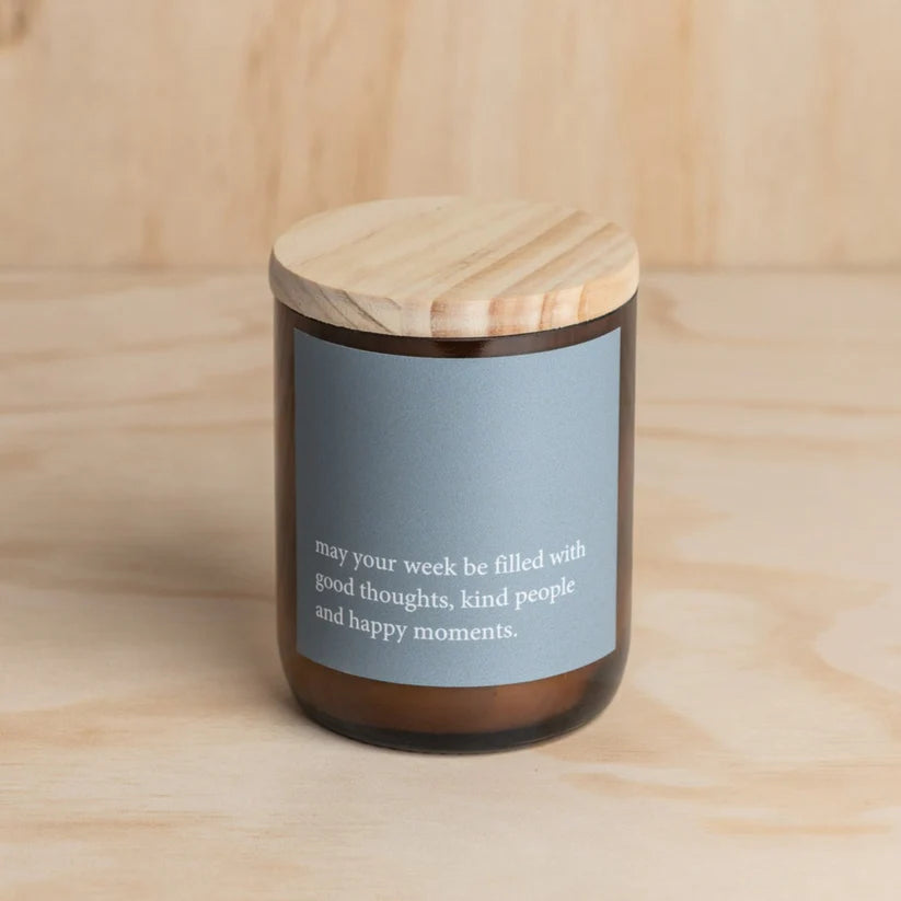 Heartfelt Quote Candle | Good, Kind, Happy