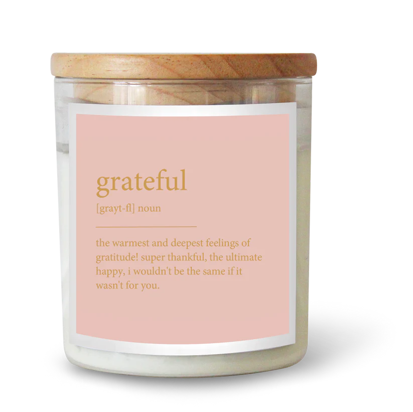 Goldie Dictionary Candle | Grateful