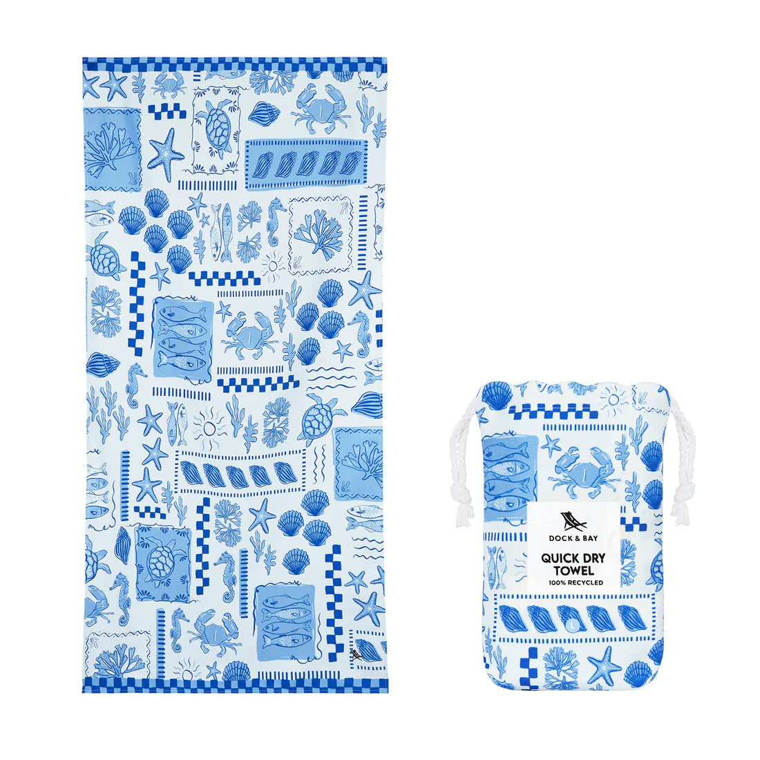 Designed Collection Beach Towel | Large | 100% Recycled