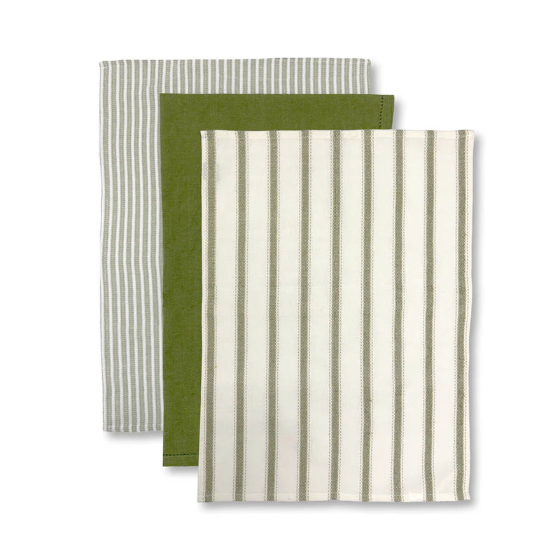 Woven  Cotton Tea towel | Set of 3