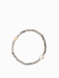 Stone and Pearl Bracelet