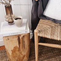 Hadi | Natural Tree Stump Stool