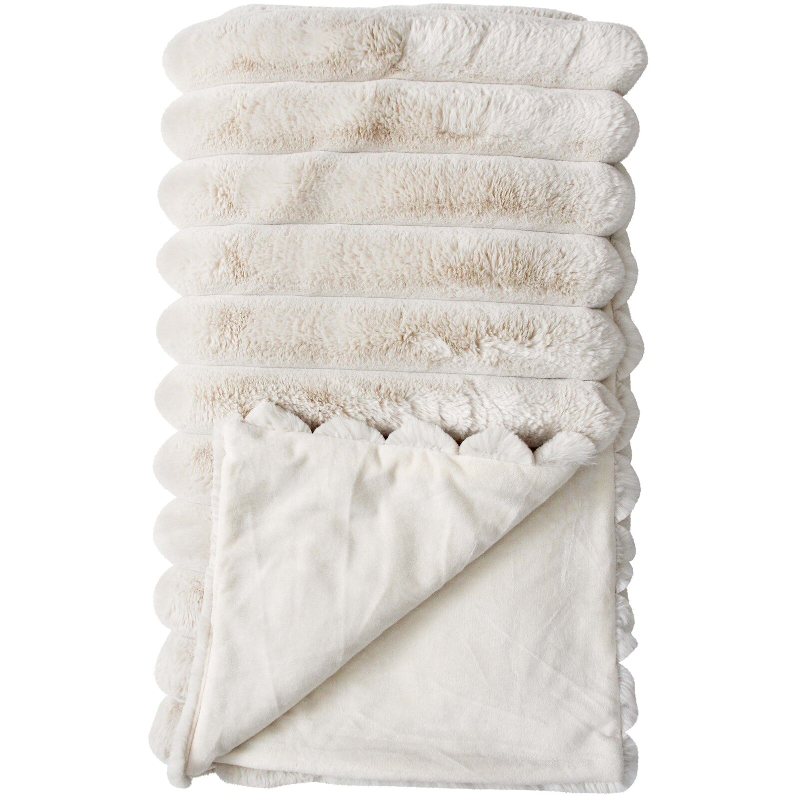 Throw Puffer Faux Fur