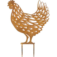 Garden Stake Hen