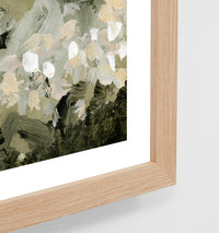 Hillside Meadow Green | Framed Print