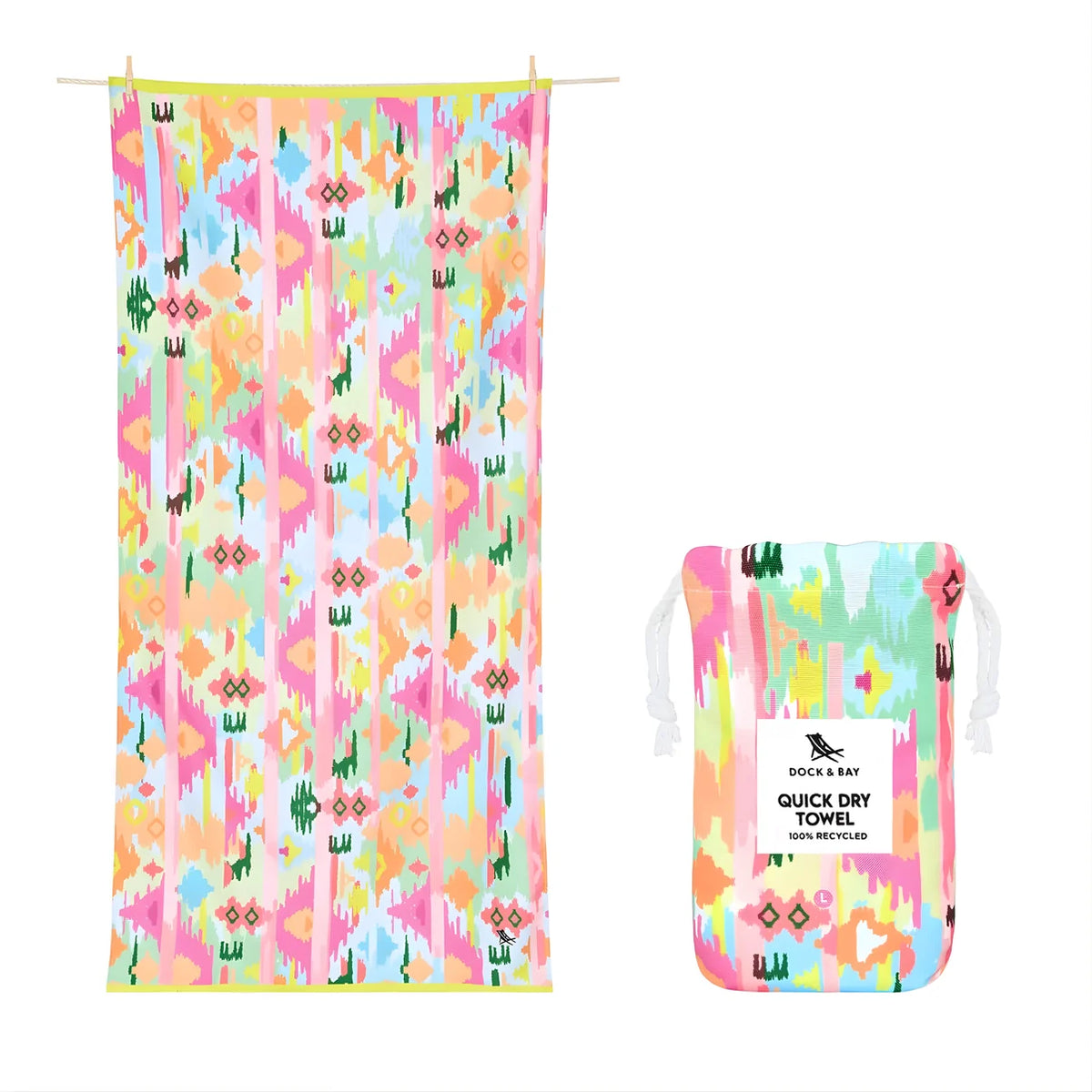 Designed Collection Beach Towel | Large | 100% Recycled