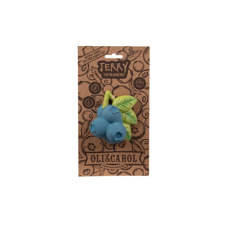 Fruit + Veg Natural Rubber Teether + Bath Toy