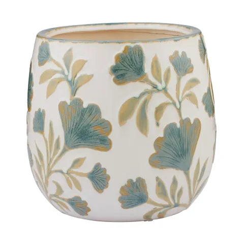 Anchal Ceramic Pot | Blue/Olive