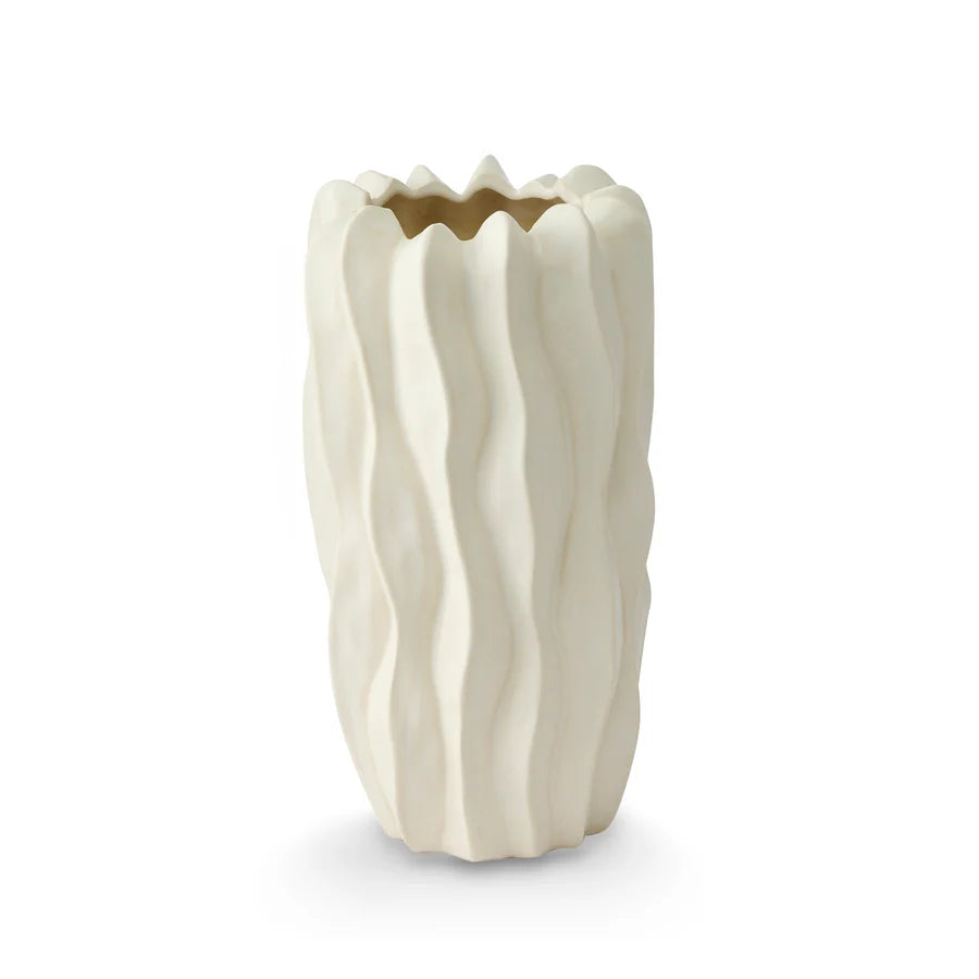 Porto Matte Vase | White