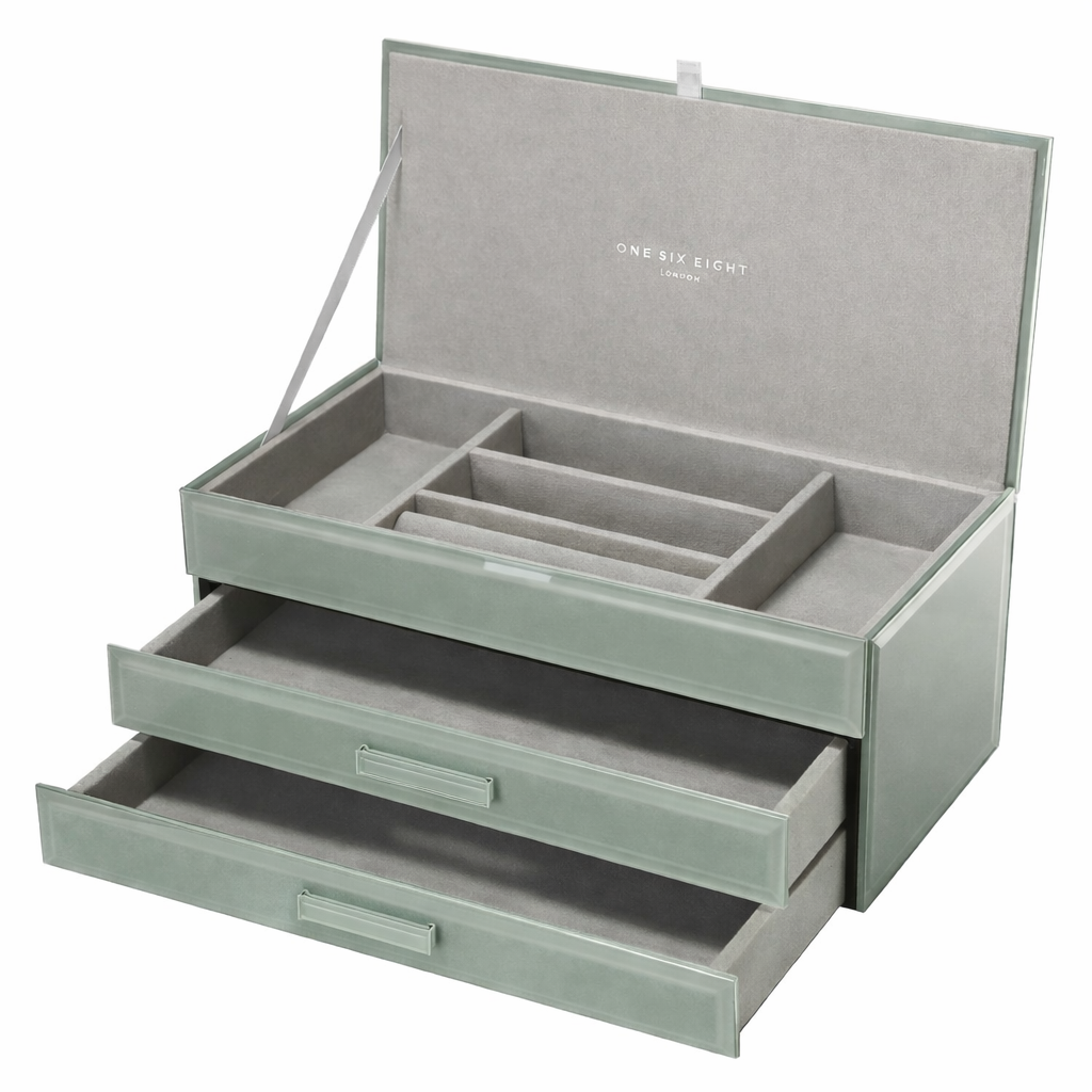 Gabriella Large Glass Jewellery Box