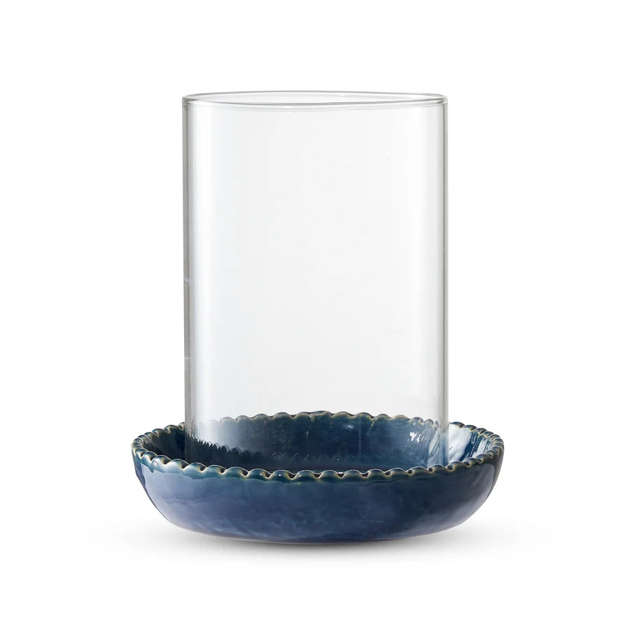 Neve Dark Blue Ceramic Votives Collection