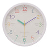 Learn The Time | White Silent Wall Clock | 30cm