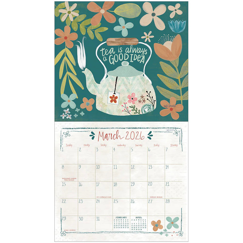 Tea Time 2026 | Wall Calendar