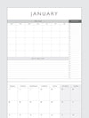 2026 Linen Planner & Calendar | Rose