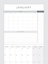 2026 Linen Planner & Calendar | Rose