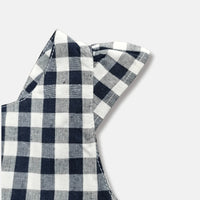 Baby Girls Lottie Dress | Navy Check