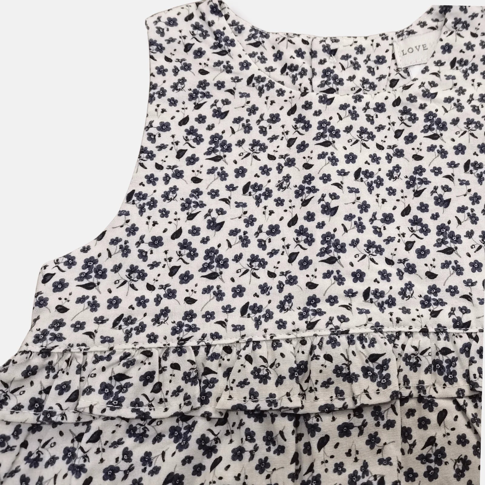 Baby Girls Nora Playsuit | Navy Daisy