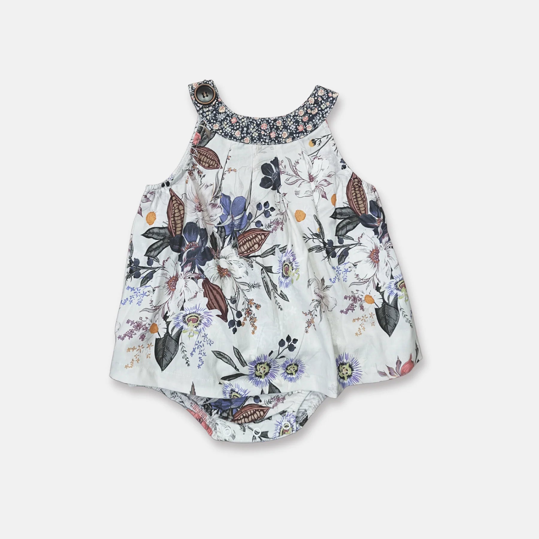 Baby Girls Sofia Playsuit | Native Floral