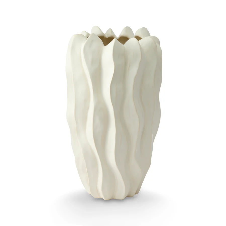 Porto Matte Vase | White