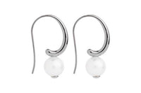 Fern Silver Pearl Earring