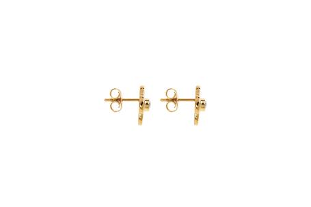 Forget-Me-Not Yellow Gold Stud Earring