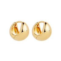 La Muse Huggie Earring | Yellow Gold