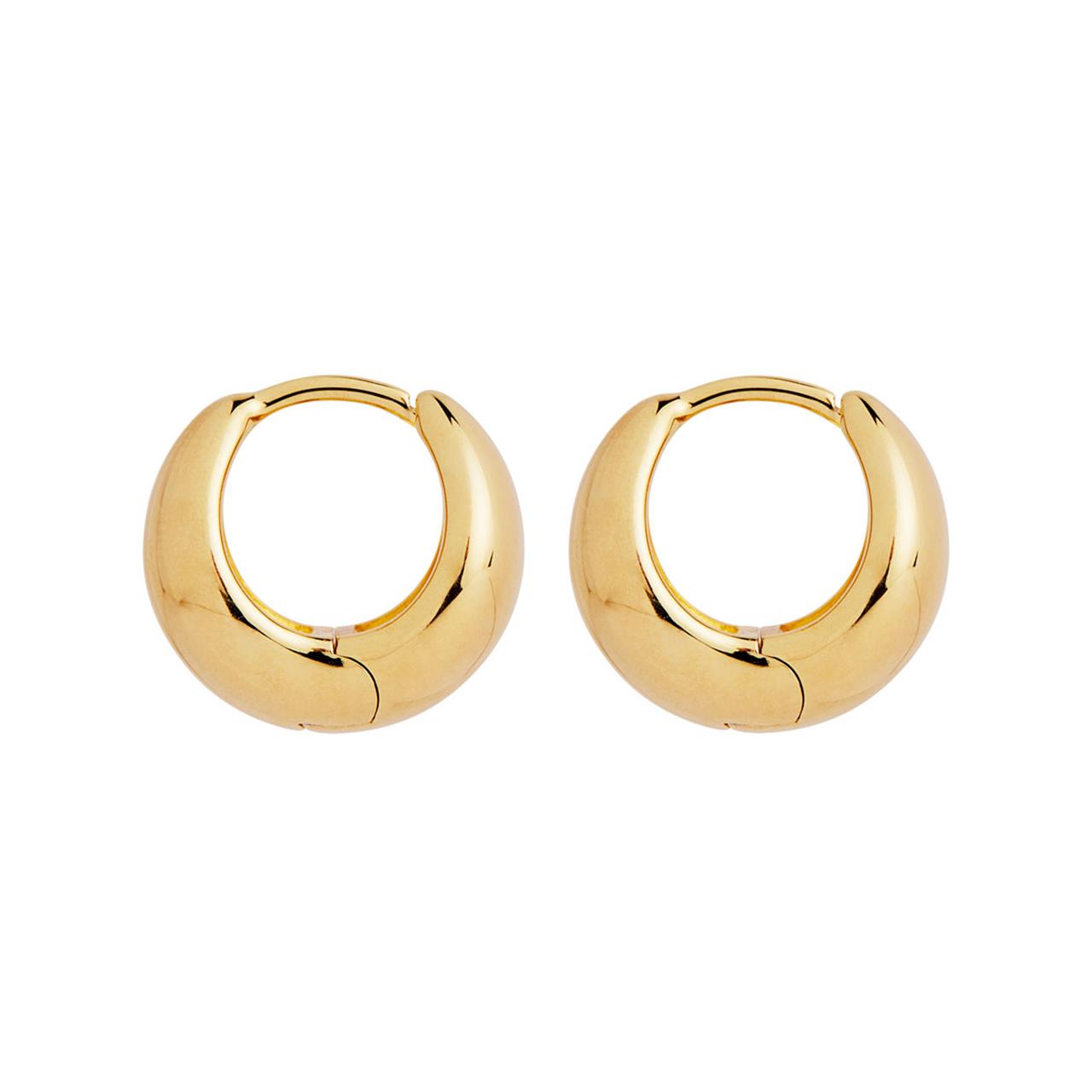 La Muse Huggie Earring | Yellow Gold