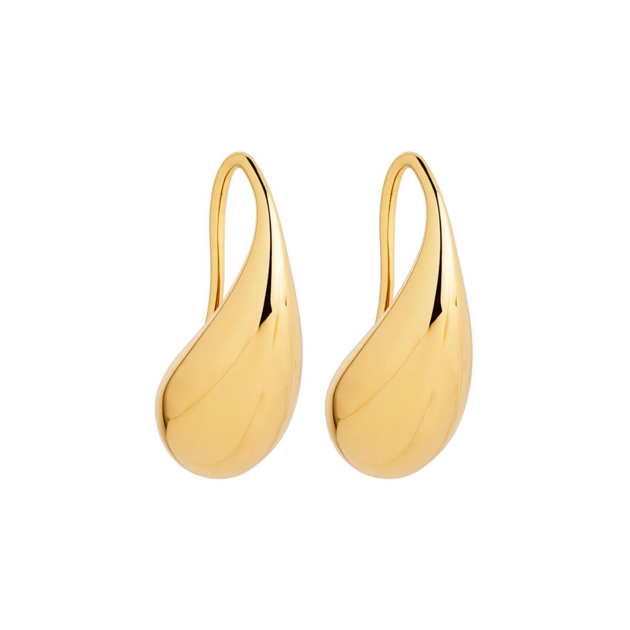 Eau Earrings | Yellow Gold
