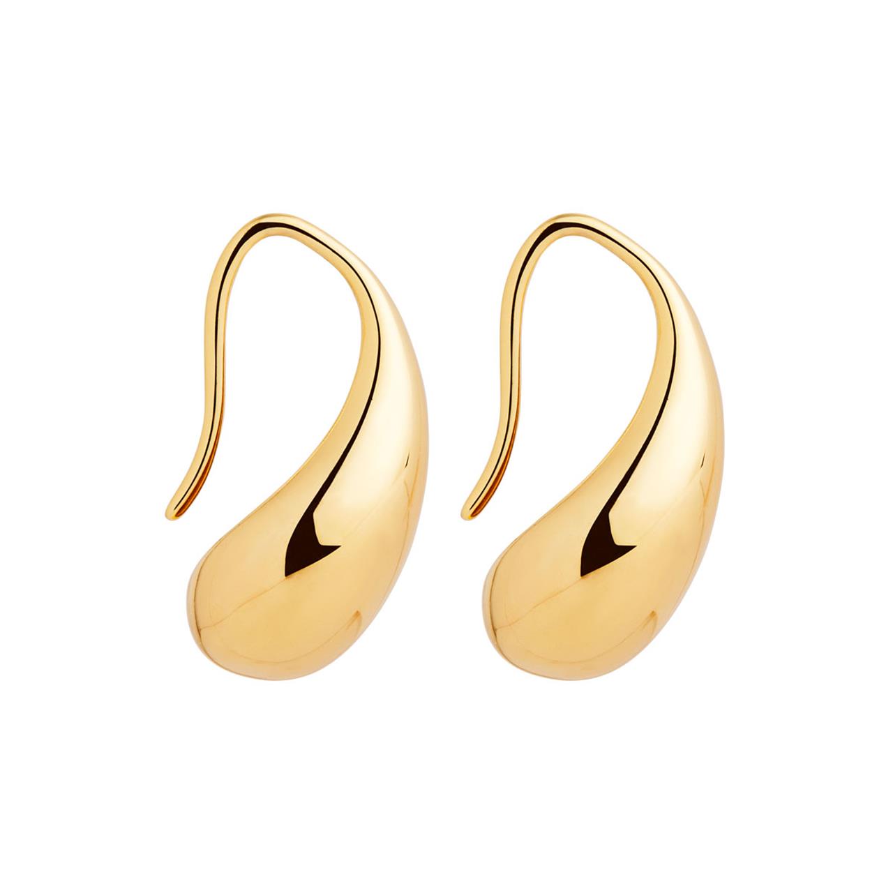 Eau Earrings | Yellow Gold