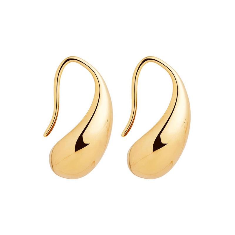 Eau Earrings | Yellow Gold