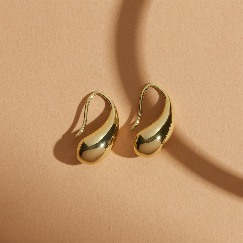 Eau Earrings | Yellow Gold