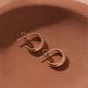 La Muse Stud Earrings | Rose Gold