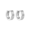Carrousel Huggie Earrings | Sterling Silver