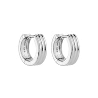 Carrousel Huggie Earrings | Sterling Silver