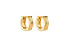 Carrousel Huggie Earrings | Yellow Gold