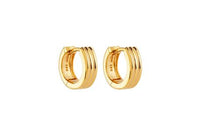 Carrousel Huggie Earrings | Yellow Gold