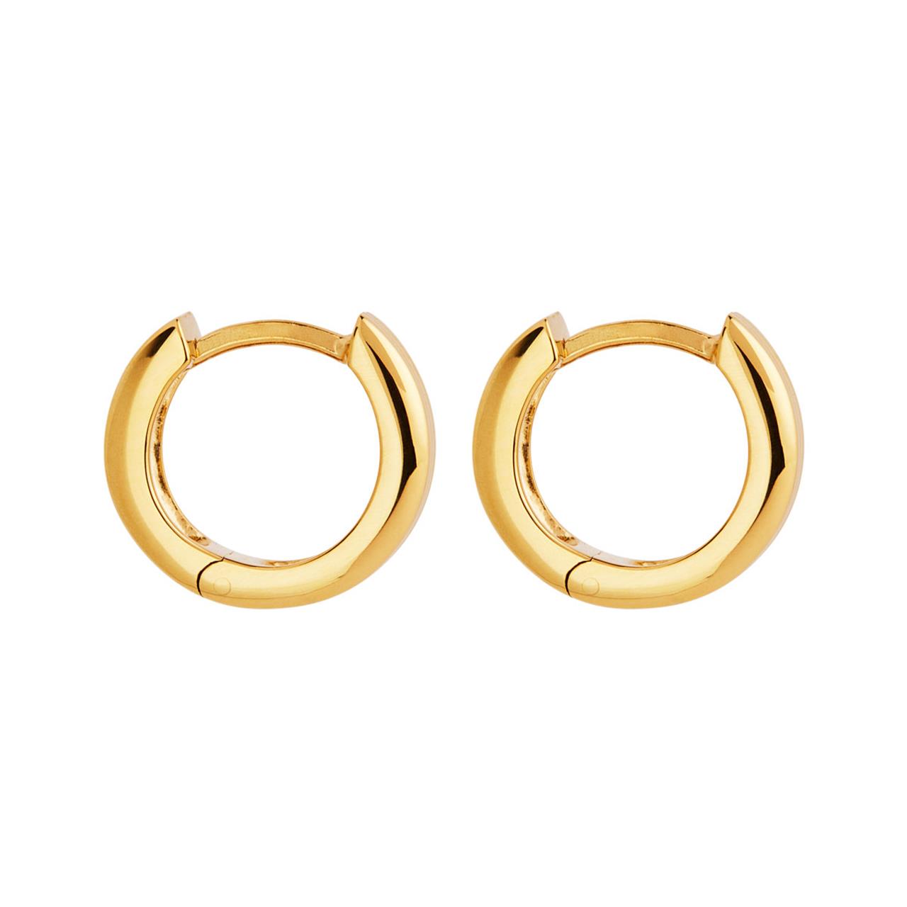 Carrousel Huggie Earrings | Yellow Gold