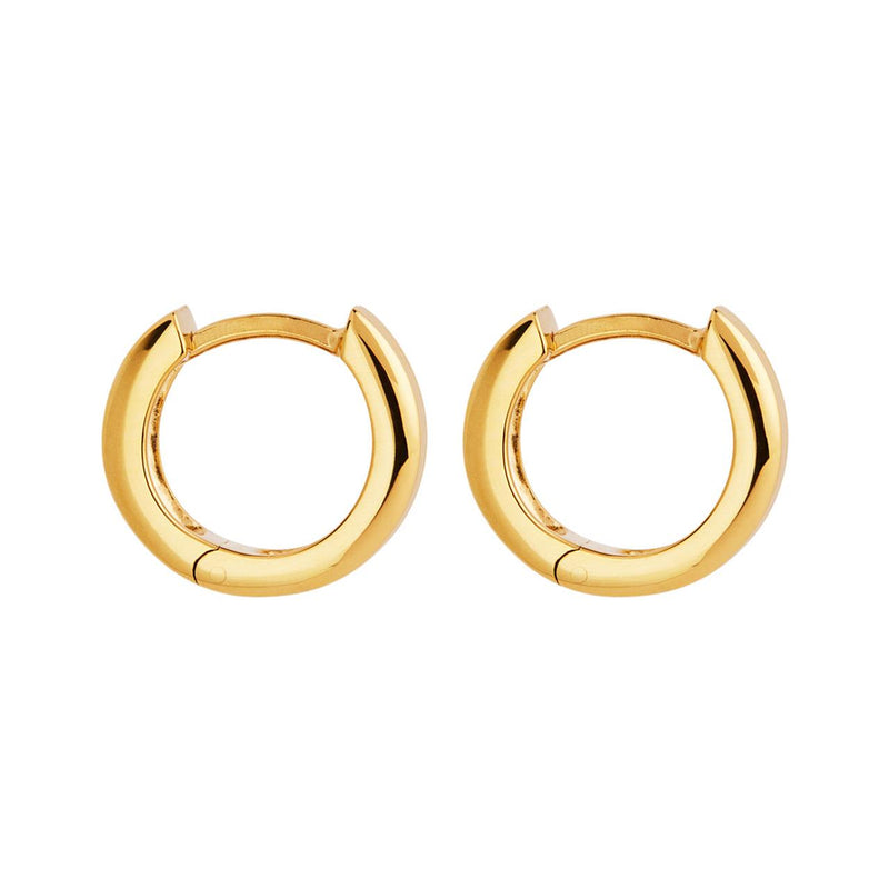 Carrousel Huggie Earrings | Yellow Gold