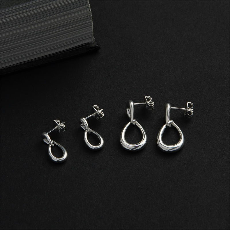Vivante Drops Grande Earrings | Sterling Silver