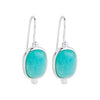 Fleur Amazonite Earrings | Sterling Silver