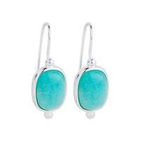 Fleur Amazonite Earrings | Sterling Silver