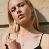 Fleur Amazonite Earrings | Sterling Silver