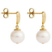 Islander Yellow Gold Pearl Earring