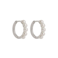 Mermaid Silver Pearl Earring