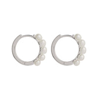 Mermaid Silver Pearl Earring