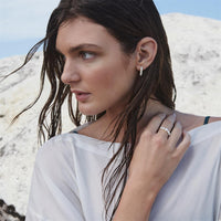 Mermaid Silver Pearl Earring