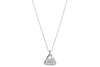 Trilogy Silver Pendant Necklace