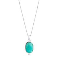 Fleur Amazonite Necklace | Sterling Silver
